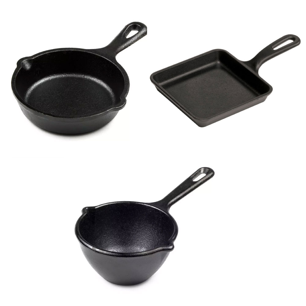 Mini Cast Iron Lodge- Hierro Fundido  CookingTools - Tienda de  electrodomésticos, utensilios de cocina y accesorios
