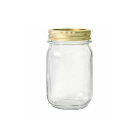 foto de frasco de vidrio con con tapa hermetica de 1 litro